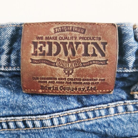 Edwin Made in Japan Blue Non-Stretch American Slim - Size 29 (Fits like a 26) - Picture 6 of 12